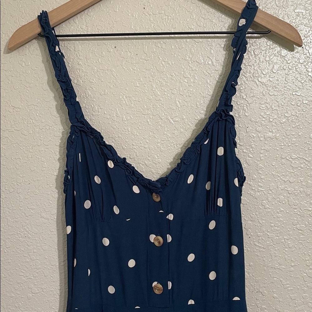 Faithfull the Brand Blue and White Jumpsuit - Picture 4 of 11